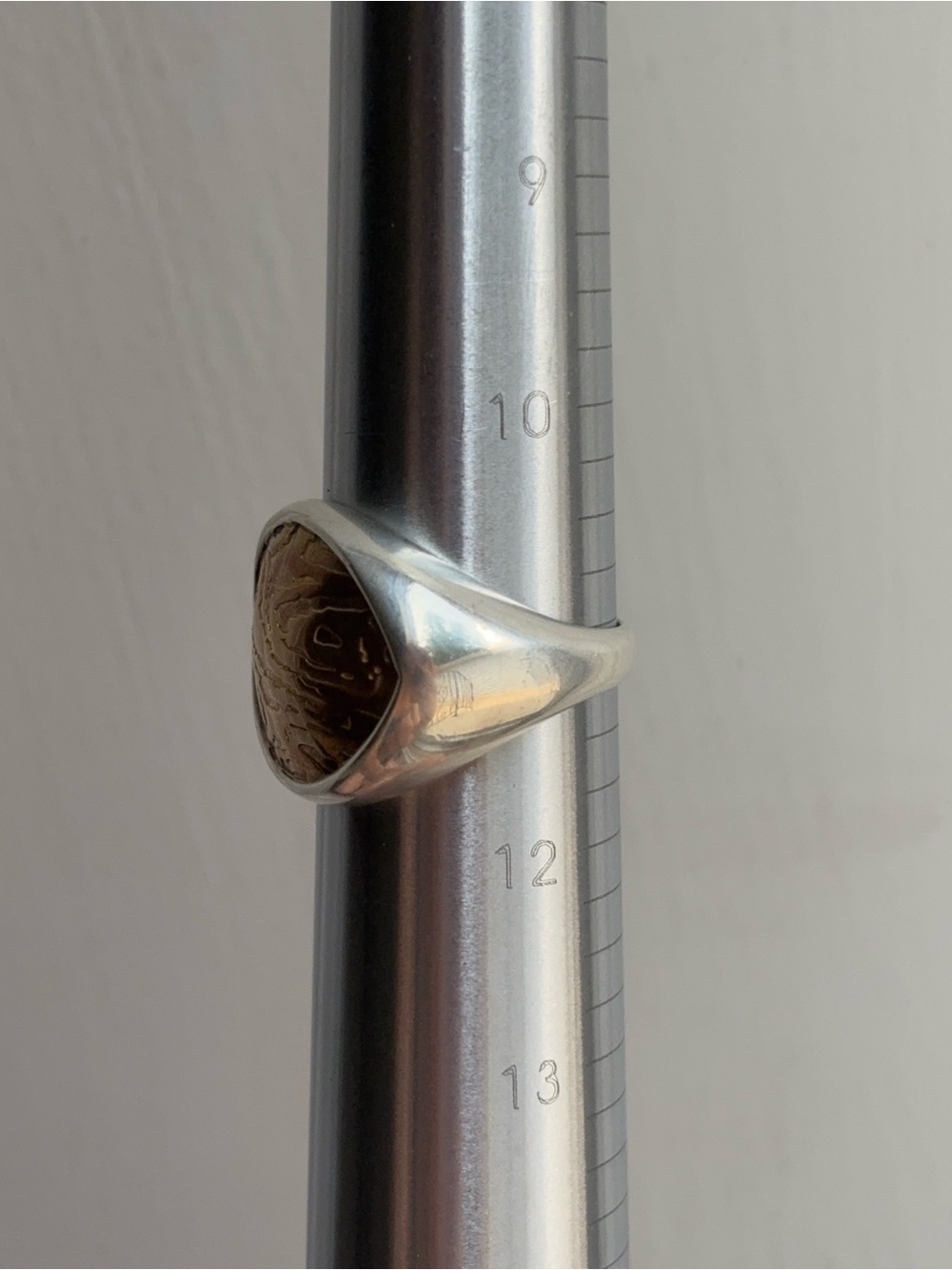Retired Silpada Sterling Silver Bronze Two Tone Wood Grain Timber Ring - Picture 10 of 10